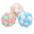 thumbnail image 1 of 3 piezas de pelotas para rascar para gatos, juguetes para rascar para gatos en interiores, bolas de peluche con campana incorporada, 1 of 6