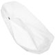 thumbnail image 4 of Funda de almohada con rollo para el cuello, funda de almohada con cremallera, funda de almohada cilíndrica de 18,6 pulgadas, para almohadas redondas, sofá cama, almohada cervical, color blanco, 4 of 4