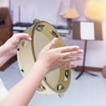 thumbnail image 6 of Staron under $5! Hand Tambourine 4-10 Inch Aluminum Alloy, Kids Musical Instrument with Metal Jingles, Wooden Frame Drum for Rhythm Play, 6 of 6