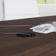thumbnail image 3 of 72W Office Conference Table with Metal Base in Black Walnut - Engineered Wood, 3 of 6