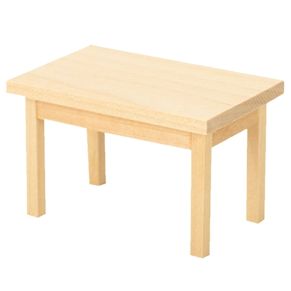 OGITUDE Doll House Miniature Table Decoration Doll House Table Model Doll House Furniture Prop