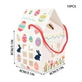 thumbnail image 3 of Wozhuo Easter Candy Box 10 Pack, Triangular Cake-Shaped Gift Box for Easter Treats, 3 of 6