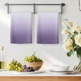 thumbnail image 2 of Purple Ombre Microfiber Kitchen Towel, White Gradient Modern Abstract Art Soft Absorbent Dish Towels, Quick Drying Washable Dishcloths for Kitchen Cleaning, Drying Dishes, 18x28 Inches, 2 of 9