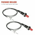 thumbnail image 5 of 2Pcs Universal Piezo Spark Ignition Cable Push Button Igniter For Gas Grill BBQ Stove Piezo igniter with Spark Ignition electrode Gas Fireplace Gas Oven Gas Heater, 5 of 7