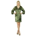 thumbnail image 6 of Bimba Women Short Satin Robe Getting Ready Bride Bridesmaid Robes Coverup Gift, 6 of 6
