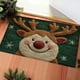 thumbnail image 5 of Decoraciones navideñas, Alfombra navideña para entrada, Tapete absorbente antideslizante para el hogar, Tapete antimanchas para baño, Tamaño 15.7x23.6 pulgadas, Poliéster, Tapetes para el piso de la h, 5 of 6