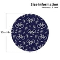 thumbnail image 2 of Vsdgher Bicycle1 Print Leather Coasters for Drinks, Durable Drink Coasters 4 Set for Tabletop Protection, Luxurious Home Décor and Housewarming Gift-Round Shape, 2 of 6
