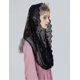 thumbnail image 3 of Mantilla Veil Infinity Catholic Church Latin Mass Holy Communion Religious Ceremony Head Cover Formal Lace Scarf White Black V111, 3 of 5