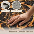 thumbnail image 6 of ODIKA 6'x9' Washable Area Rug Abstract Volcanic Crater Illusion Featuring Deep Swirl Motifs for Family Room, Living Room, Master Bedroom, Non-Slip, Easy Care, 6 of 7