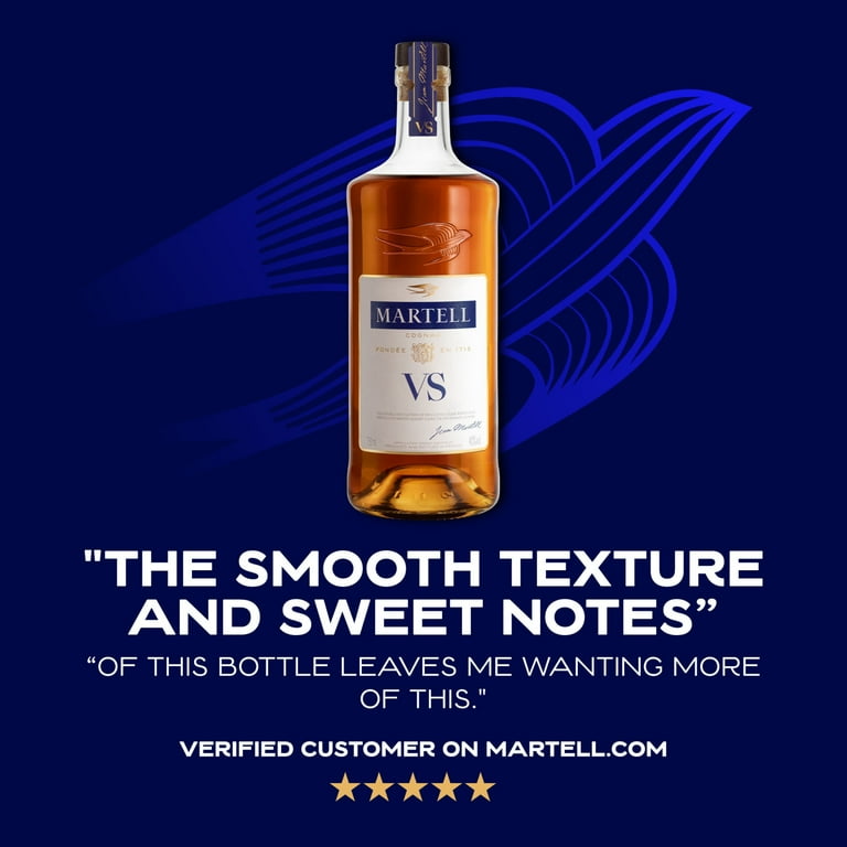 Martell VS Cognac, 750 ml Bottle, 40% ABV - Walmart.com