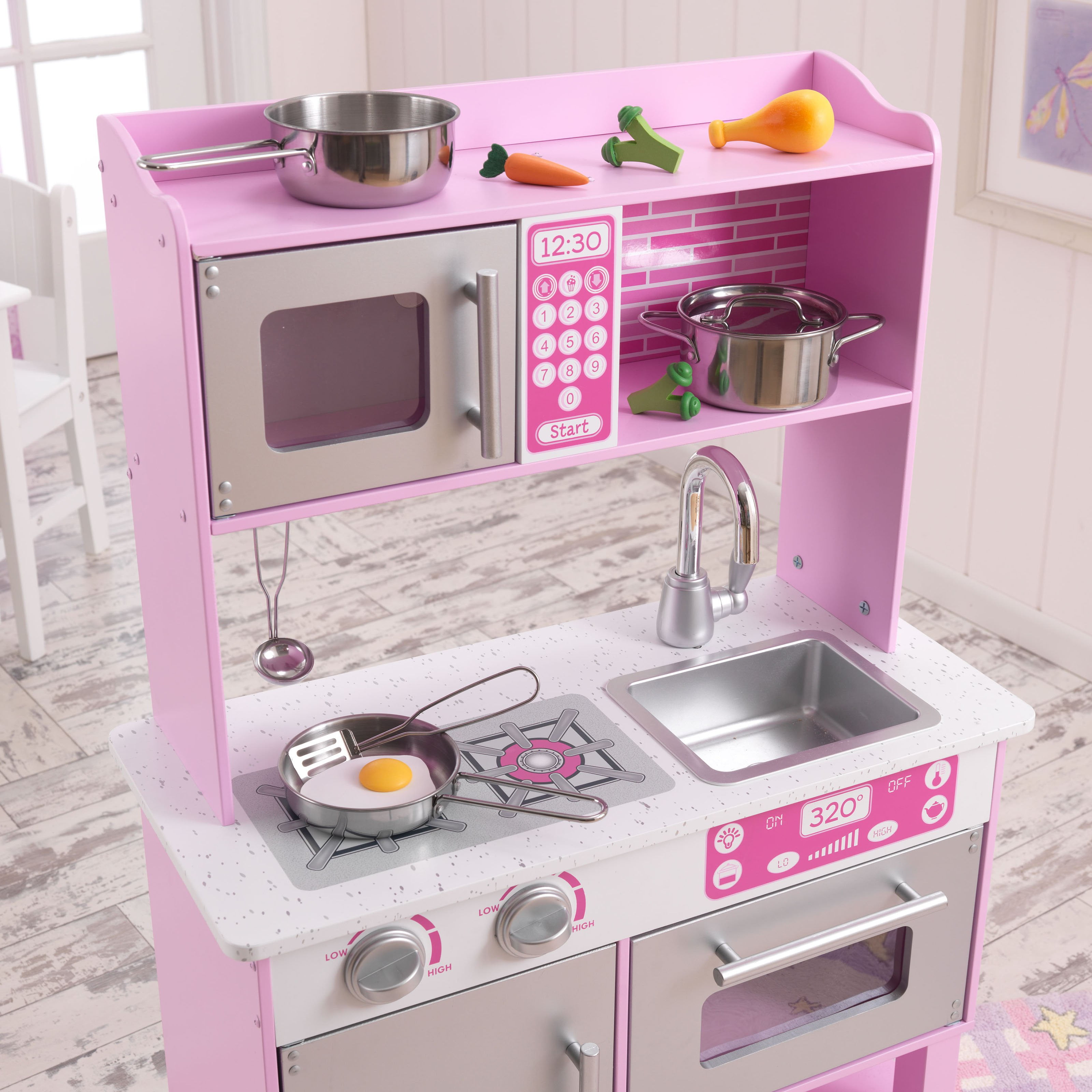 pink kitchen for toddlers