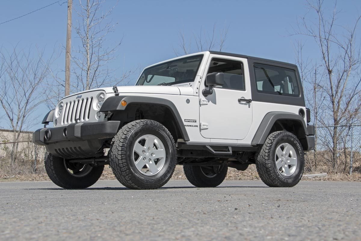 Rough Country 3.25" Lift Kit for 2007-2018 Jeep Wrangler JK | 2-Door - 67640