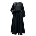 thumbnail image 2 of Elegant Women's Floral Printed Loose Fit Long Sleeve Two Piece Outfit Set, 2 of 8