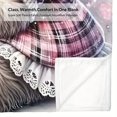 thumbnail image 7 of Cute Fun Print Flannel Blanket Soft Warm Cozy Doll Bear Blanket Skin-friendly Flannel Blanket For Sofa Bed Car Camping Office Home Decor Gift Blanket For All Seasons Knit Fabric, 7 of 7