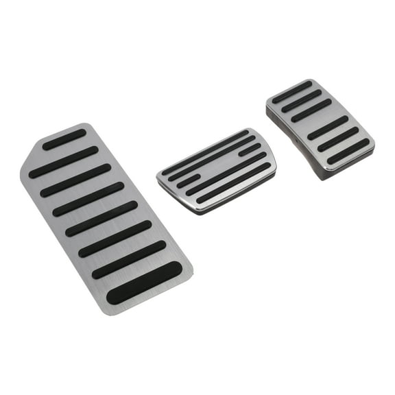 Unique Bargains 3 Pcs Automatic Foot Pedal Pads Foot Accelerator Pedal Covers for Honda Accord 2016-2022 Aluminum Alloy Silver Tone