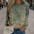 thumbnail image 2 of Ketyyh-chn99 Womens Plus Activewear Casual Long Sleeve Round Neck Pullover Sweatshirt AG,S, 2 of 4