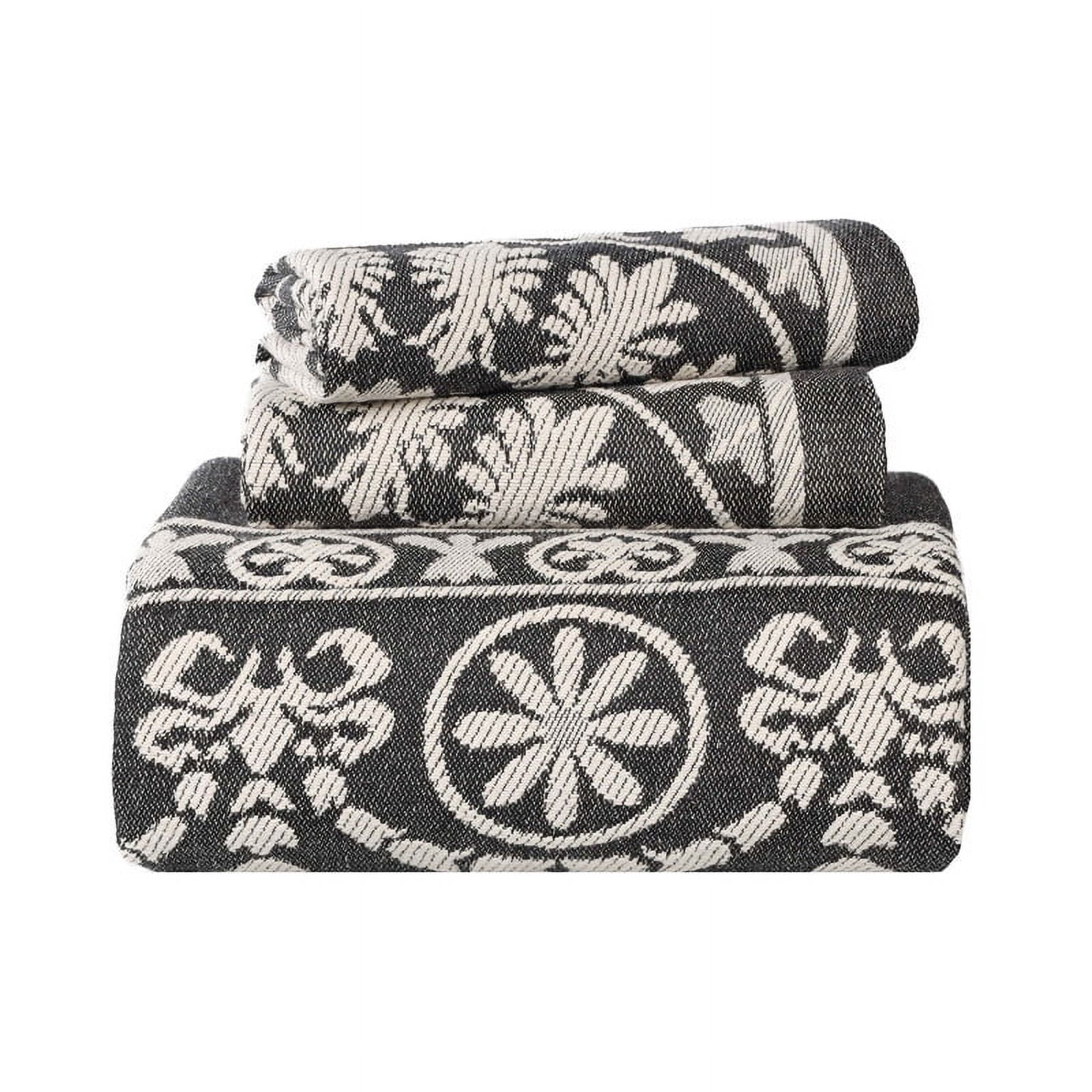 Superior 2-Pieces High-Durability Reversible Cotton Blend Bedspread Set, Twin, Charcoal