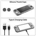 thumbnail image 6 of EEEkit 8-in-1 Accessories Bundle Fit for Nintendo Switch Lite with EVA Hard Carrying Case, Cover Case, Screen Protectors, Charging Cable, Thumbstick Caps, 6 of 7