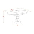 thumbnail image 5 of East West Furniture Dining Room Set Black & Cherry, KENO5-BCH-W, 5 of 5