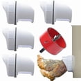 thumbnail image 1 of Diy 4 Port Automatic Pest Control Chicken Feeder Anti-waste Poultry Feeder, 1 of 5
