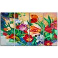thumbnail image 2 of Bouquet de Fleurs Colorées - Grande Toile Murale Florale, 2 of 3