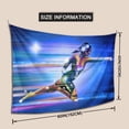 thumbnail image 6 of Superhero Girl Fantasy Wall Decor Tapestry , Room Bedroom Wall Hangings Tapestry Running Lights Space,60" X 40", 6 of 9