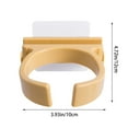 thumbnail image 2 of Wall Mounted Hair Dryer Holder No Drilling Blow Dryer Organizer Rack For Bathroom Storage, 2 of 3