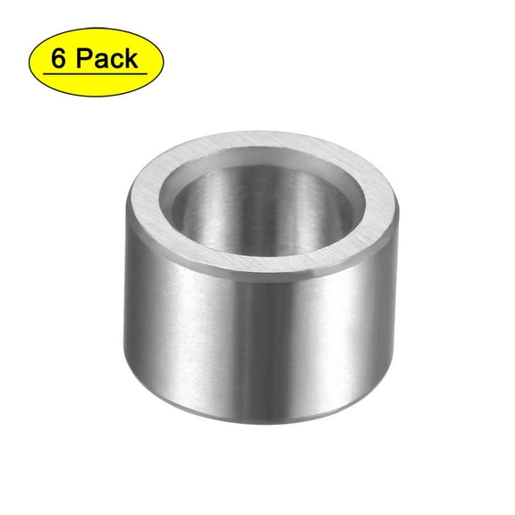 Uxcell 8mmx12mmx8mm Sleeve Bearings Chrome Steel Oilless Bushing 6 Pack