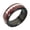 Football, variant on Men's Stainless Steel Fashion Sport Baseball Pattern Anxiety Ring Spinner Cool Jewelry Black Size 9