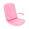 thumbnail image 2 of DOLITY Stretchy Office Armchair Cover Slipcover for Computer Chair Desk Chair pink, 2 of 8