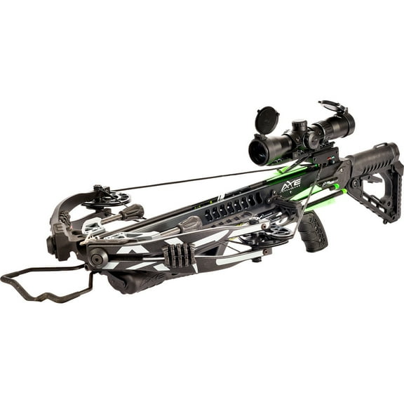 Axe 400 Crossbow with Quiet Crack Cocking Device & Rope Cocker, 400 FPS