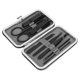 thumbnail image 1 of 8pcs Stainless Steel Manicure Tool Set Nail Clippers Nail File Pimple Removal Needle KitGray, 1 of 4