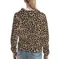 thumbnail image 7 of Sikiie Leopard Print-1 Women's Casual Hoodies Long Sleeve Lightweight Pullover Tops Loose Sweatshirt-Medium, 7 of 7