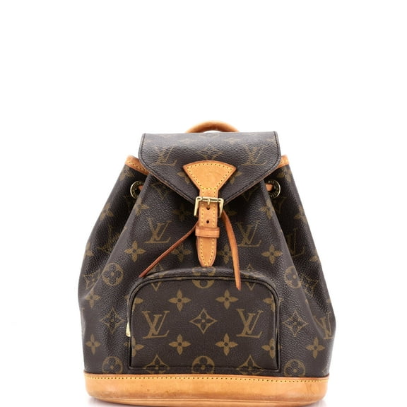 Pre-Owned Vintage Montsouris Backpack Monogram Canvas PM By Rebag