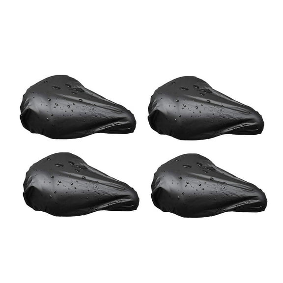 FRCOLOR 4 Pcs Waterproof Seat Cover Bike Covers Outdoor Storage Black