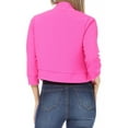 thumbnail image 3 of Women's Casual 3/4 Sleeve Bolero Open Front Cardigan Jacket, 3 of 6
