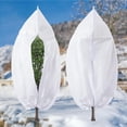 thumbnail image 2 of 2Packs Plant Covers Tree Freeze Protection 71" x 62" Large Frost Cloth Bag Shrub Jackets Protectors with Zipper Drawstring Reusable Outdoor Christmas Tree Blankets for Animal Winter Snow Protection, 2 of 8