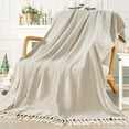 thumbnail image 3 of Home Soft Things Chevron Knit Throw- Amphora- 50"x60", 3 of 10