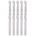 thumbnail image 1 of Oubit Spiral End Mill,5pcs Straight Shank End Single Flute Spiral End Mills Straight Shank Milling Cutter High-Precision Functionality, 1 of 9