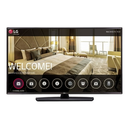 LG 49LV560H - 49" Diagonal Class (48.5" viewable) - LV560H Series LED-backlit LCD TV - hotel / hospitality - Pro:Centric with Integrated Pro:Idiom - 1080p (Full HD) 1920 x 1080 - direct-lit LED - black coffee