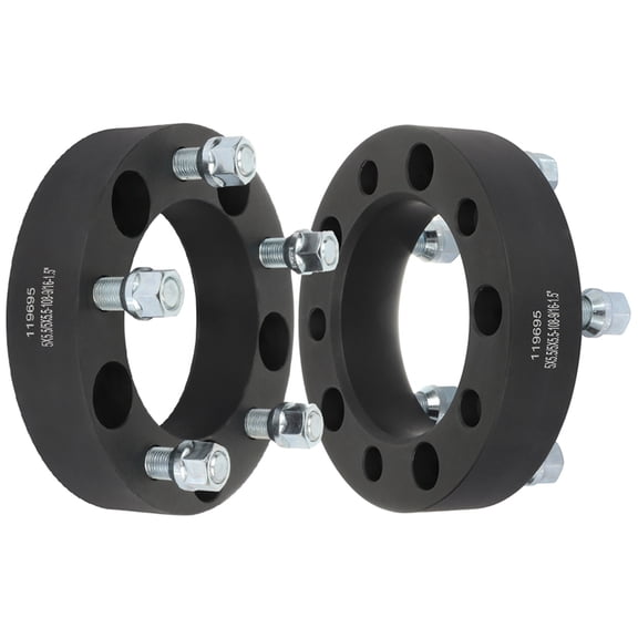 ECCPP fit for 2006-2009 for Mitsubishi Raider 5x139.7 1.5" Wheel Spacers 5 Lug 5x5.5 to 5x5.5 9/16 Studs