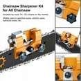 thumbnail image 5 of Chainsaw Sharpener, Chain Sharpening Jig Sets with 3 Carbide Cutters, Fits All Types of Chainsaws, Portable Chainsaw Sharpening Tool with Hand Crank, 5 of 5