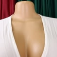 thumbnail image 5 of AURA Women’s Maxi Dress V Neck Pleated Flared Skirt High Waist Belt Detail S XXXL, 5 of 7