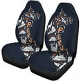 thumbnail image 2 of ZHANZZK Set of 2 Car Seat Covers Peru Map The Main Symbols and Geographic Names Universal Auto Front Seats Protector Fits for Car,SUV Sedan,Truck, 2 of 5