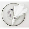 thumbnail image 4 of Fennco Styles Lilac Aventurine Stone Napkin Rings, Set of 4 - Irregular Natural Rock Napkin Holders for Home Décor, Dining Table, Banquet, Everyday Use and Special Occasion, 4 of 5