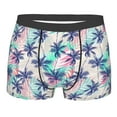 thumbnail image 5 of Uemuo Palm Leaves Pattern Men's Boxer Briefs,Trunk Anti-Chafing,Comfortable, Durable, and Stylish Underwear-Small, 5 of 9