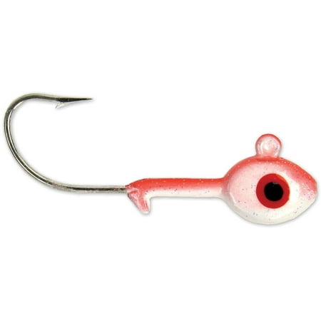 GOT-CHA Grub Head 3/8oz 2/0 Hook 7pk White/Red