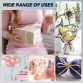 thumbnail image 6 of 1 Roll 870 Yards White Ribbon with Gold Edge 1/8 inch(3mm) Glitter Continuous Polyester Ribbon for Gift Wrapping DIY Crafts Wedding Decoration, 6 of 6