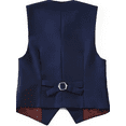 thumbnail image 3 of 5pcs Boys Slim Fit Formal Gentleman Outfits Long Sleeve Suit&Bowtie&Shirt&Pants&Vest, Kids Clothing Set, 3 of 5