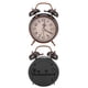 thumbnail image 3 of Relogs Desspertador de Cuerda, Reloj Despertador Mecánico Retro Con Pilas, Doble Campana Con Luz Nocturna Para El Hogar, Oficina, Dormitorio, 6,3 x 4,7 Pulgadas, 3 of 7